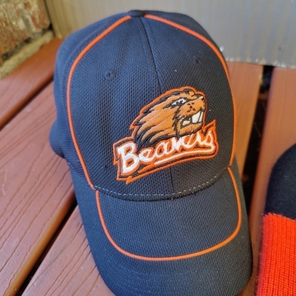 Nike OSU Beavers Hat Cap and Beanie Oregon State University Hats Orange Black - Picture 2 of 9